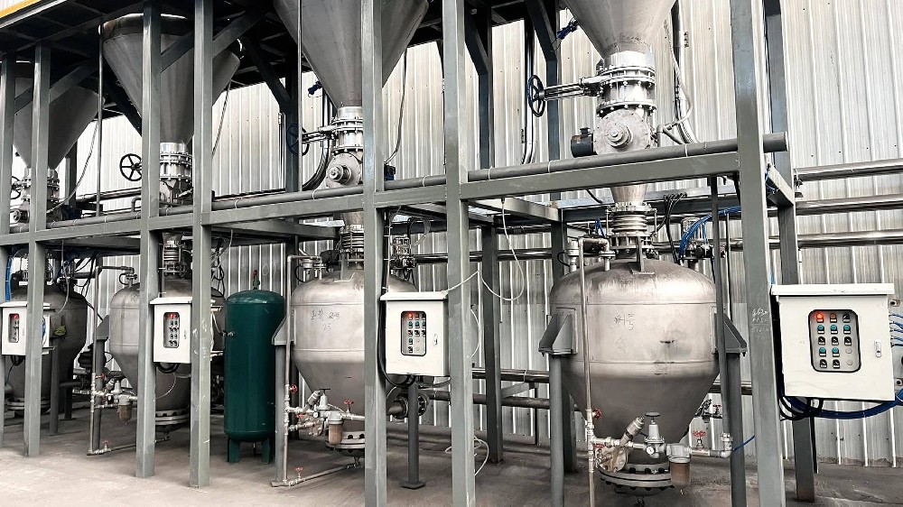 輕質(zhì)骨料氣力輸送技術(shù)參數(shù)及輸送系統(tǒng)工藝 輕質(zhì)骨料氣力輸送技術(shù)參數(shù)及輸送系統(tǒng)工藝(圖4)