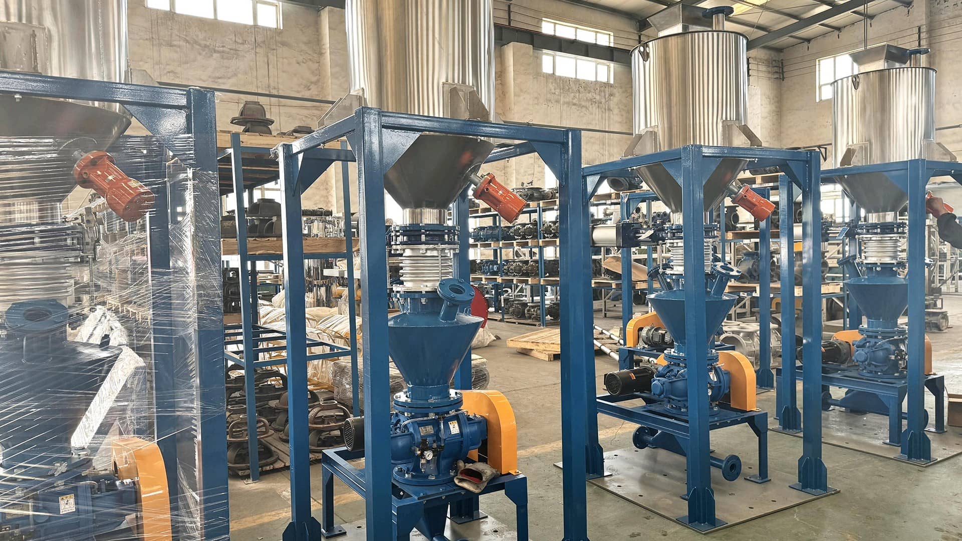 水泥干粉粉體輸送技術(shù)參數(shù)及輸送系統(tǒng)工藝(圖5)